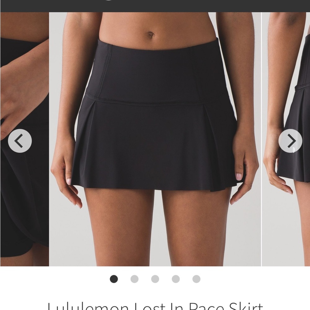 Lululemon Lost in Pace Skirt - Black
